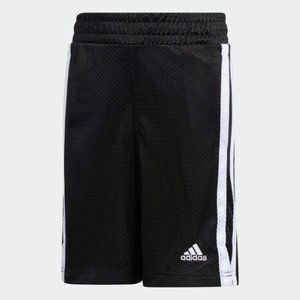 Adidas Black and White Basketball Shorts size M (11-12)
